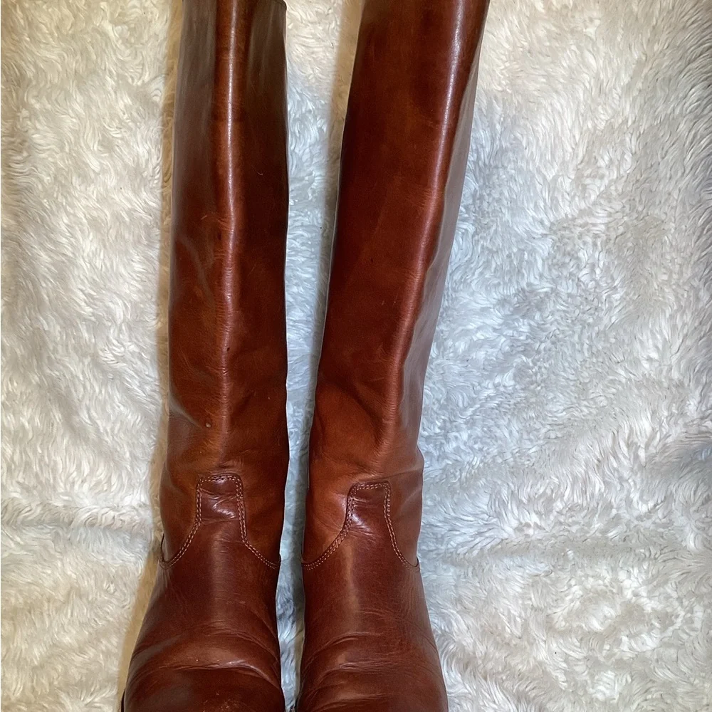 Frye Womens brown Leather riding Boots size 7